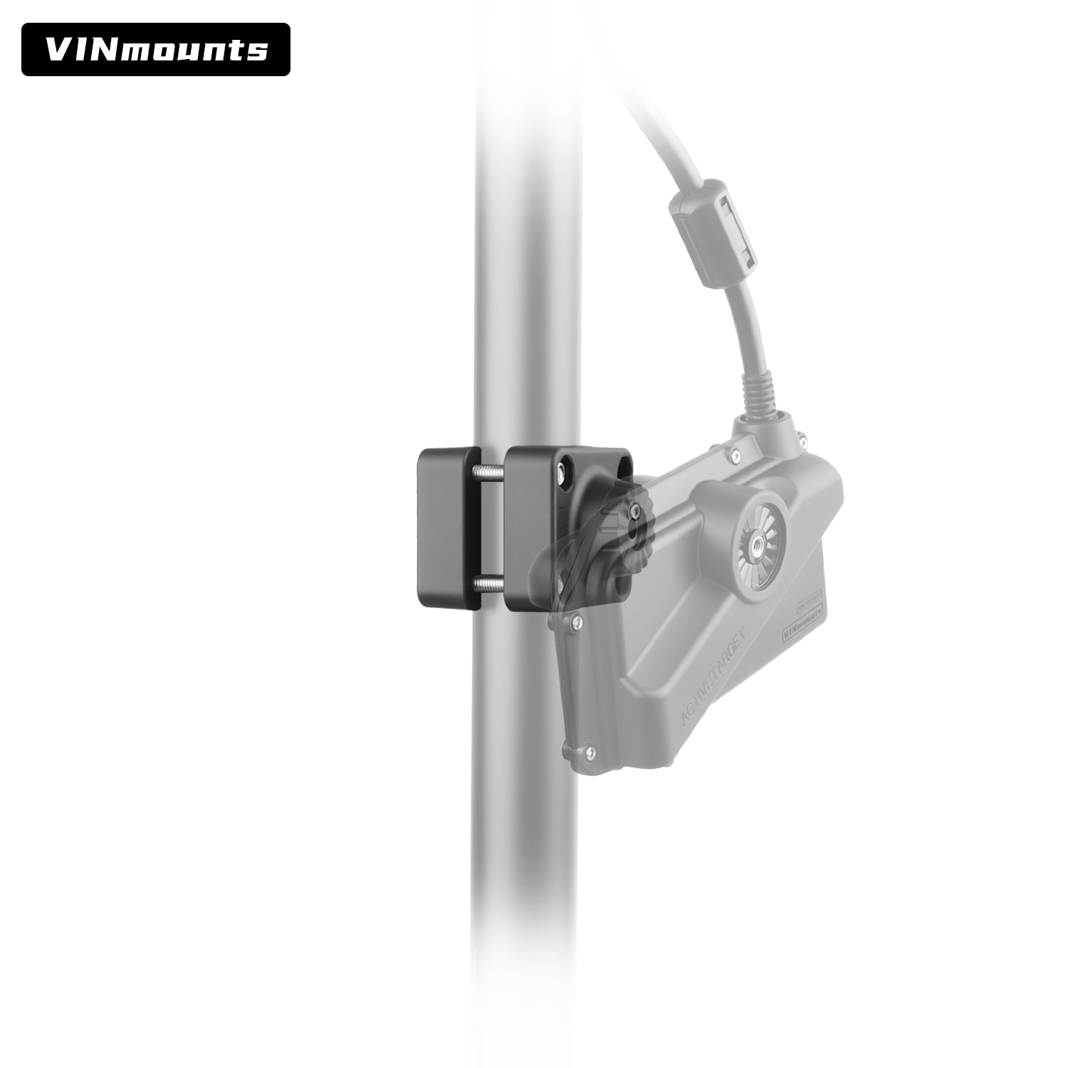 Fish Finder Transducer - VINmounts LOWRANCE ActiveTarget Sonar Mount, Clamp-On
