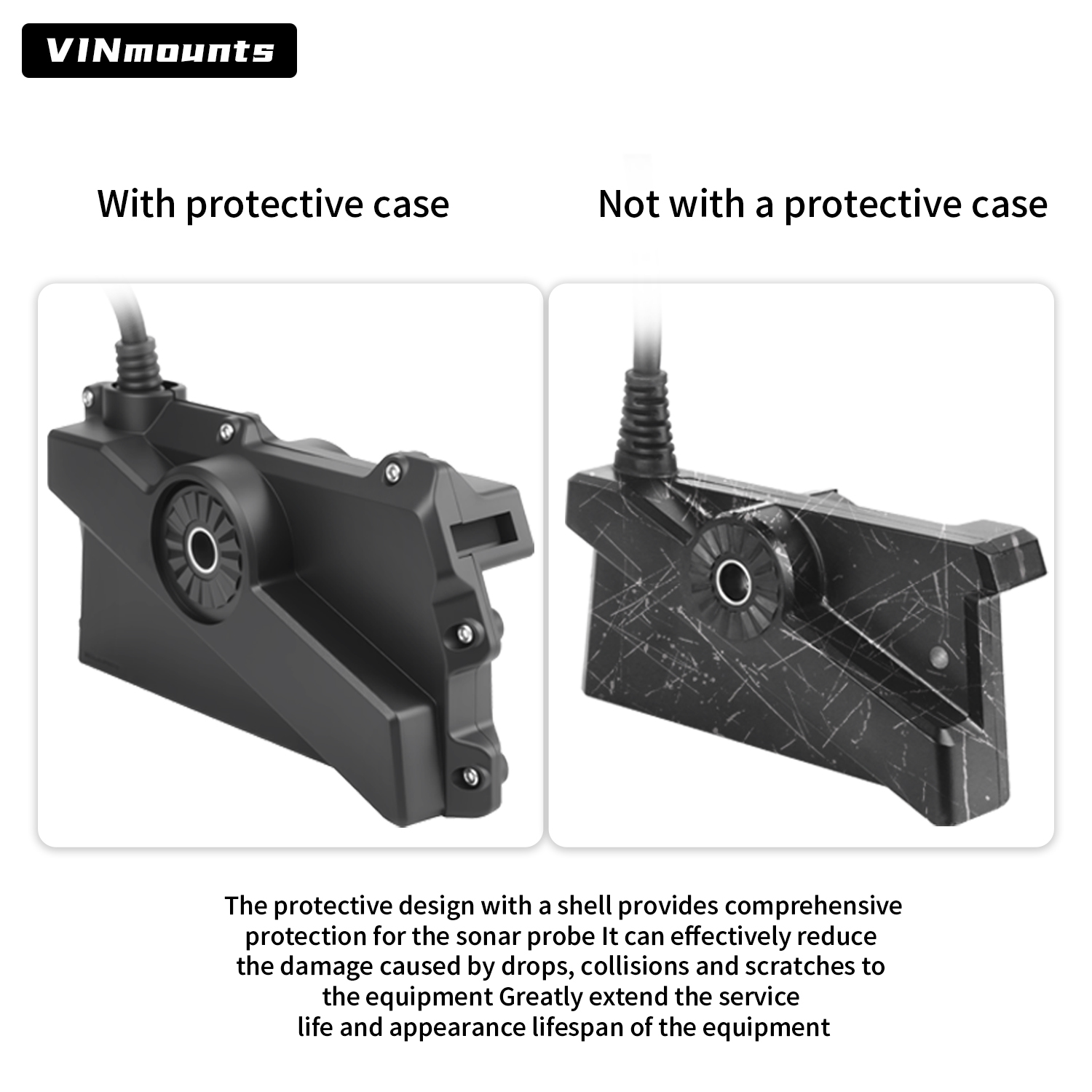 Fishing Depth Finder - VIN Mounts Garmin LVS34 LiveScope Transducer