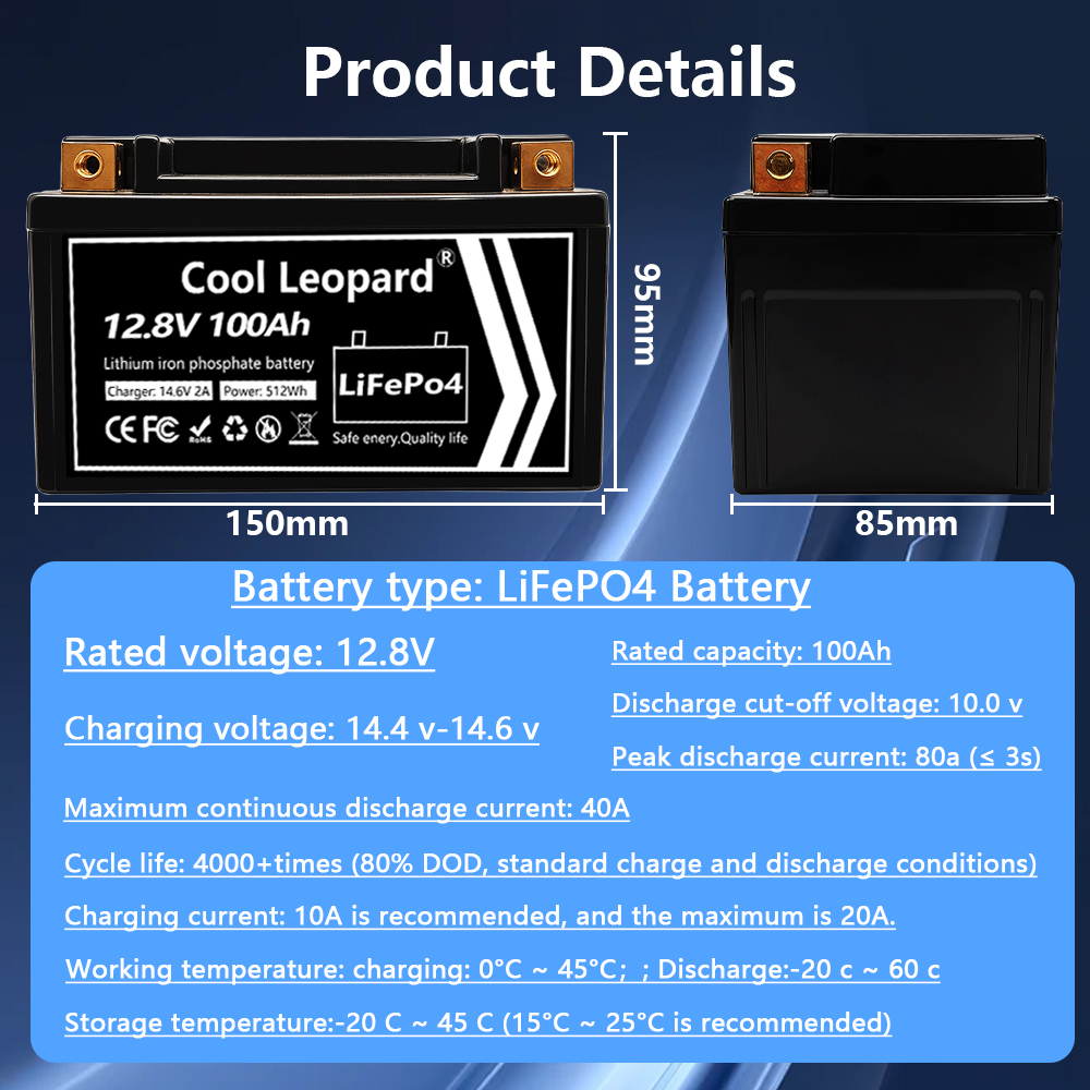 Lightweight 12V 100Ah LiFePO4  - Fish Finder Charger ulasan dan harga