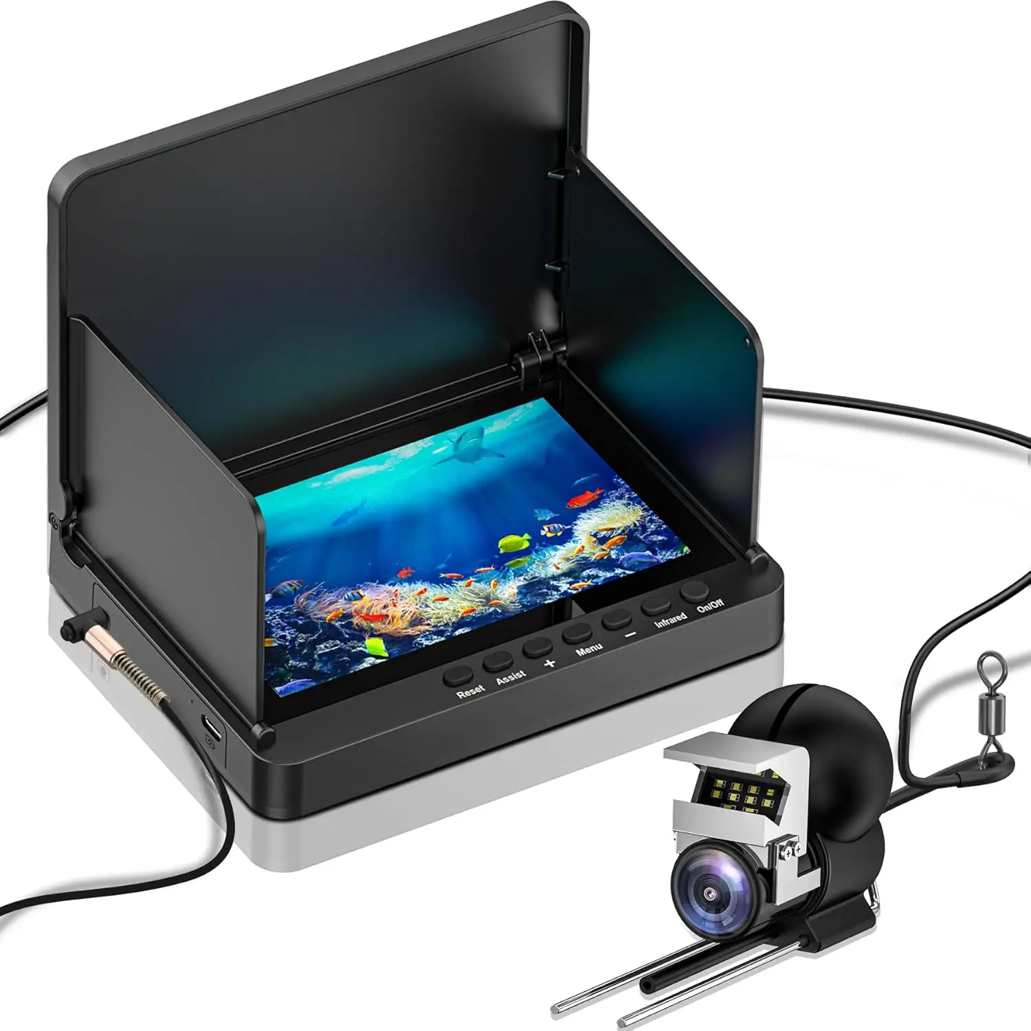 Underwater Fishing Camera, Fis - Fish Finder Cable ulasan dan harga