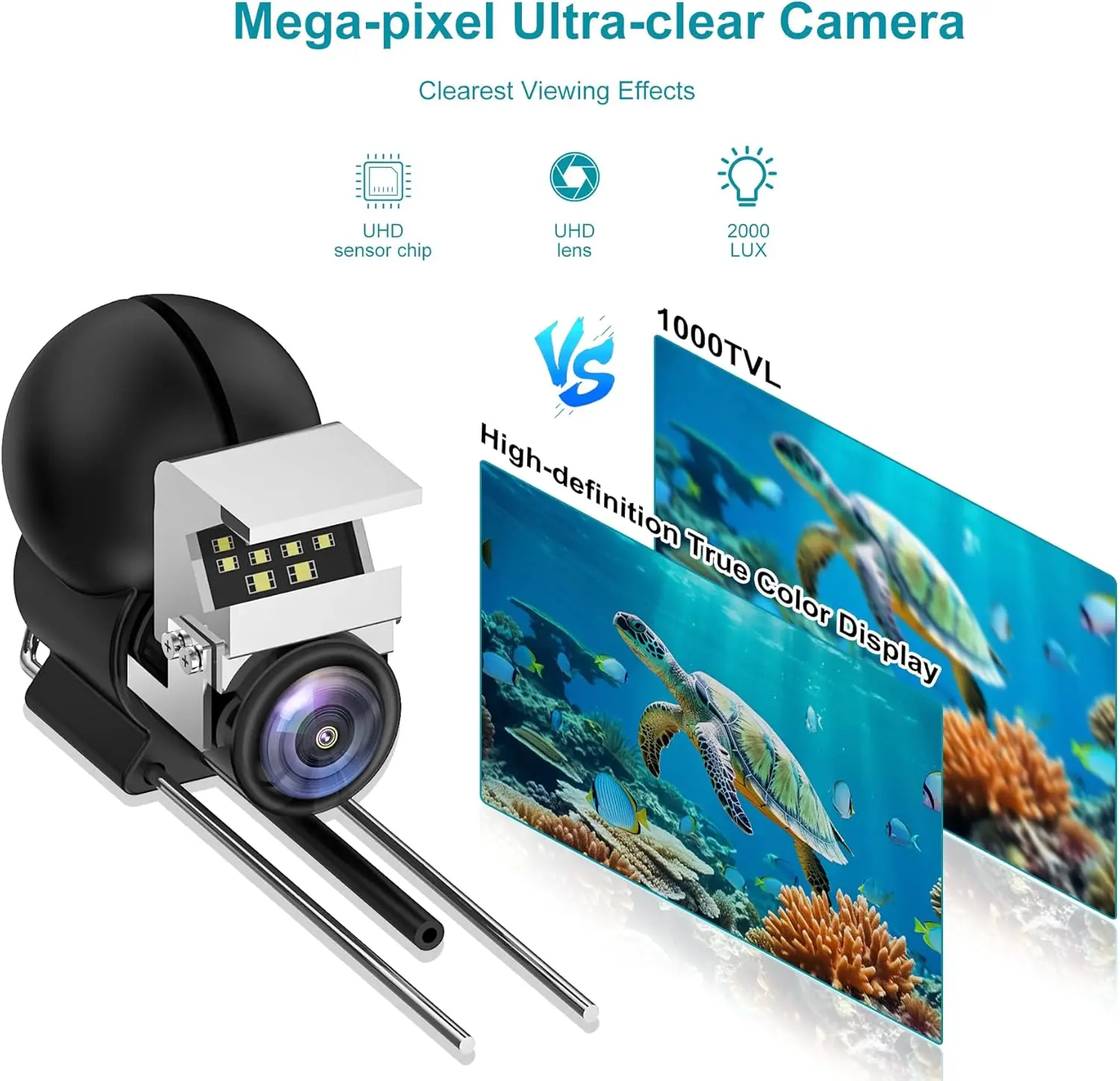Underwater Fishing Camera, Fis - Fish Finder Cable ulasan dan harga