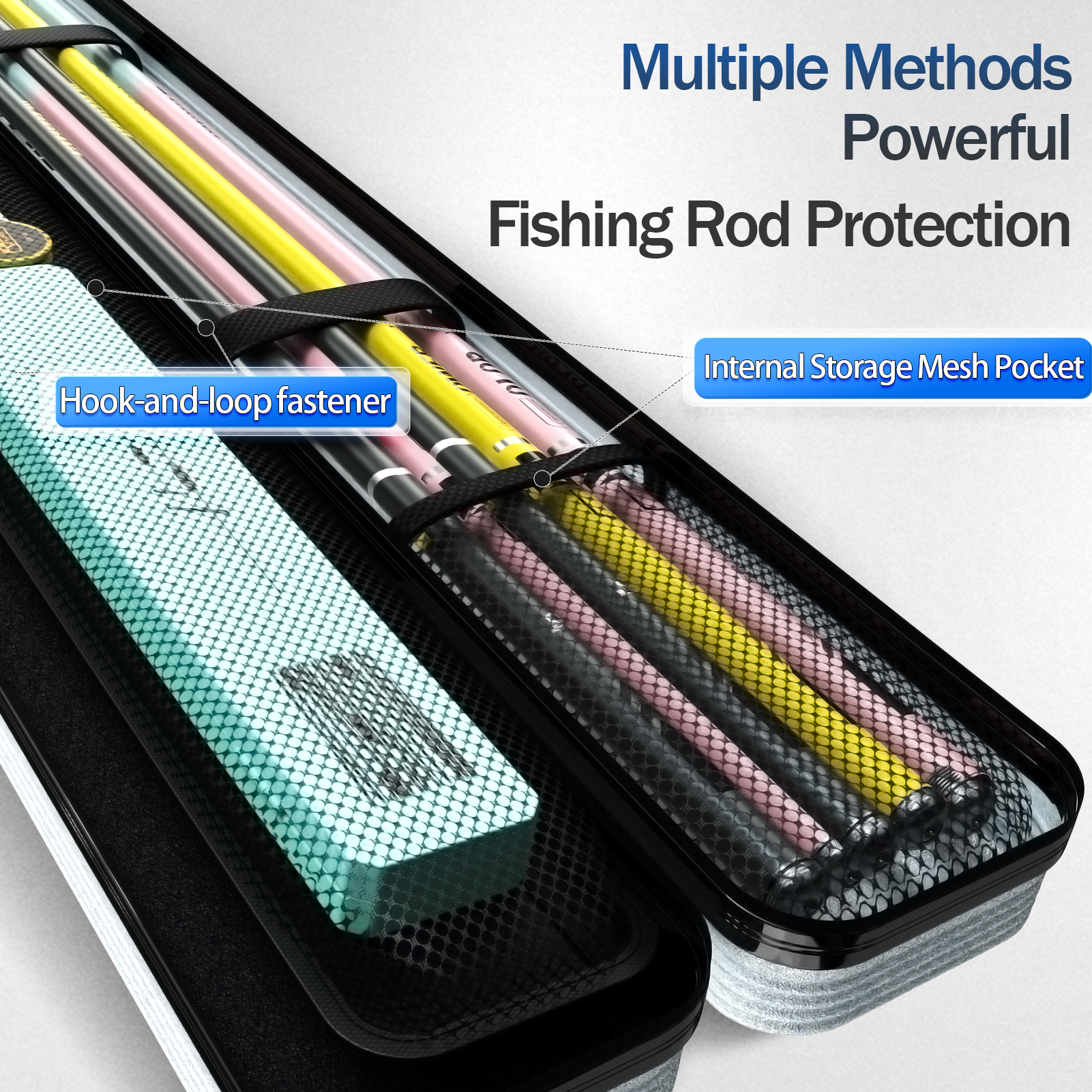 Large-Capacity Fishing Rod Cas - Fish Finder Case ulasan dan harga