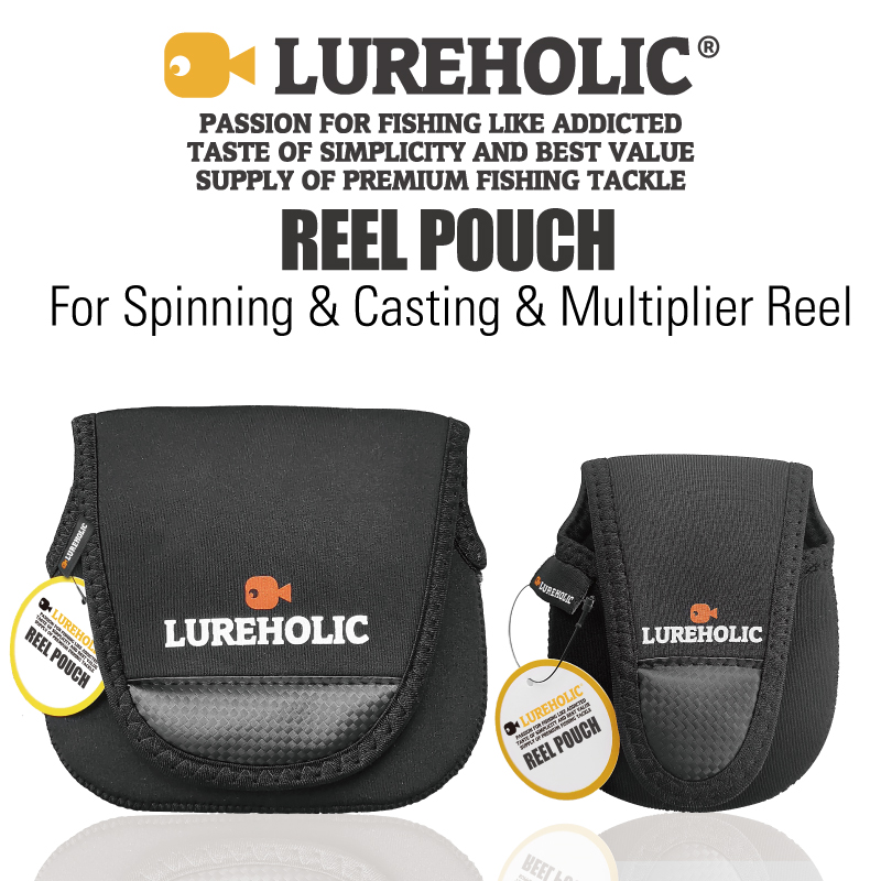 LUREHOLIC Thick neoprene Reel  - Fish Finder Case ulasan dan harga
