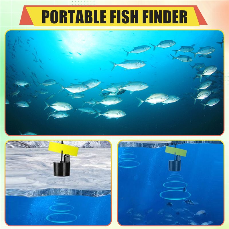 ABKV-Portable Fish Finder Wate - Fish Finder Transducer ulasan dan harga
