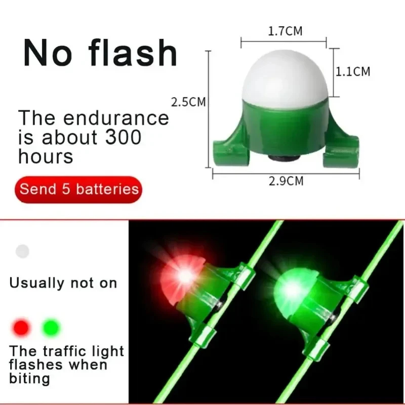 1-4pc LED Fishing Alarm Compre - Bite Indicator ulasan dan harga