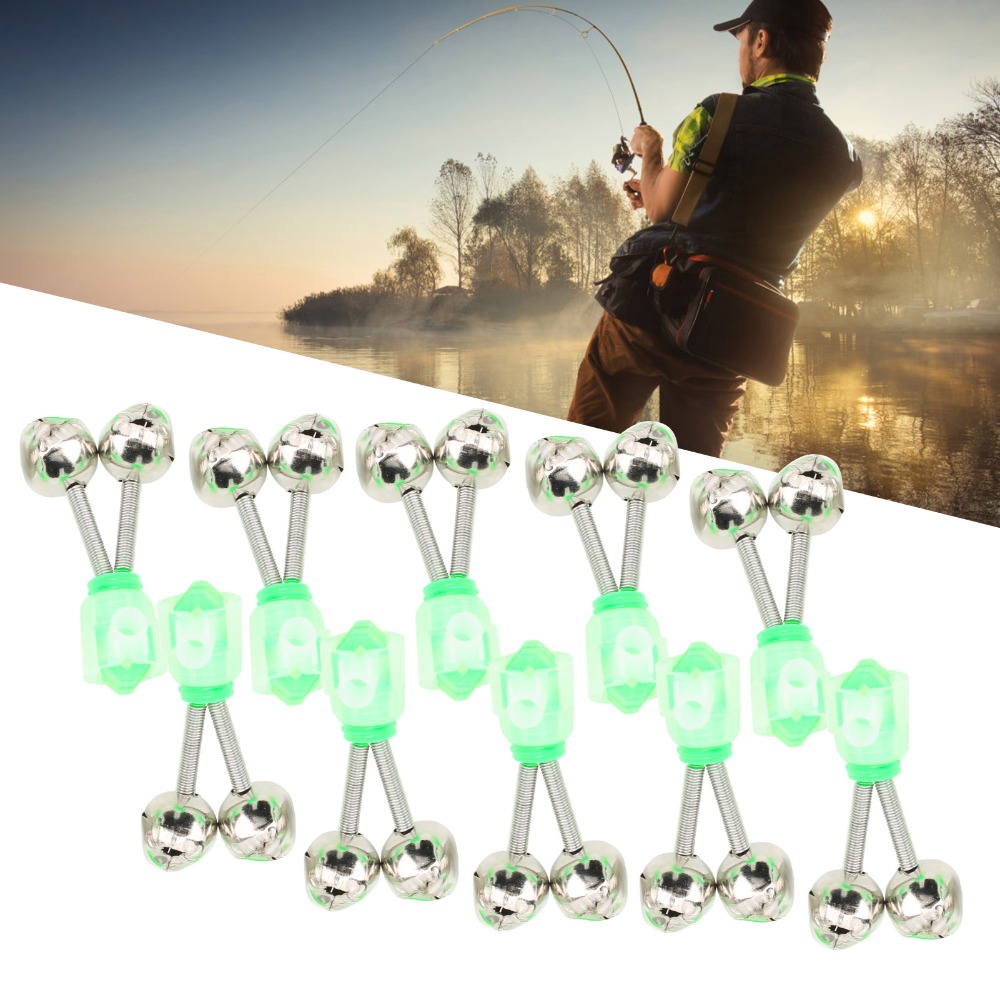 50PCS Portable Twin Spiral Fis - Fish Alarm ulasan dan harga