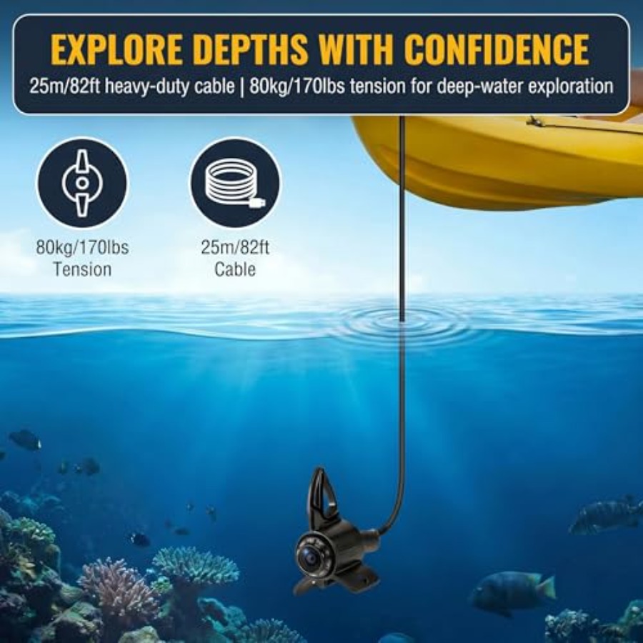Underwater Fishing Finder Came - Fishing Camera ulasan dan harga