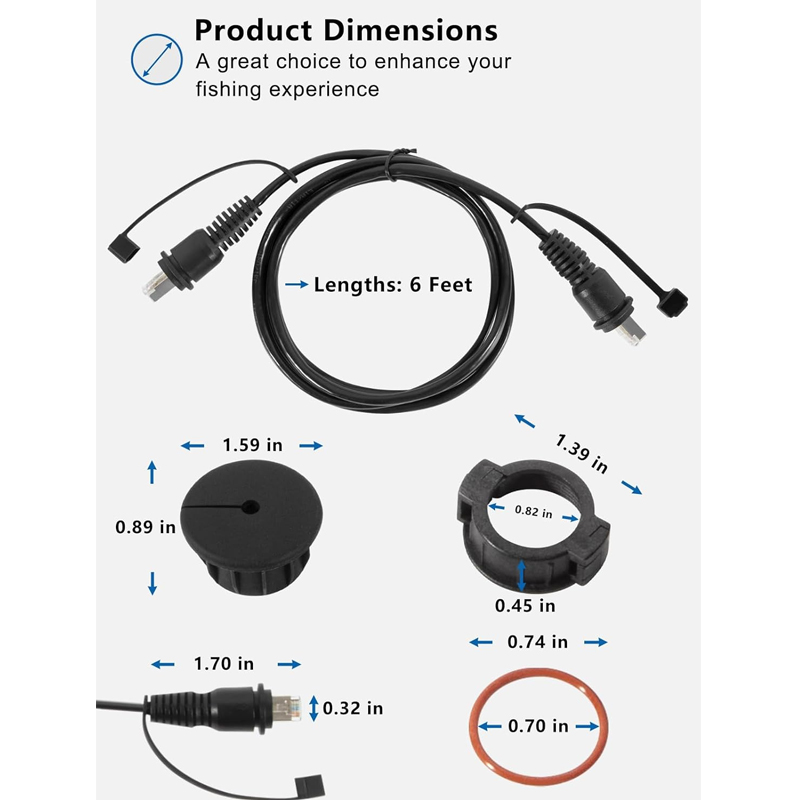 RJ45 Male to Male Ethernet Fis - Fish Finder Cable ulasan dan harga
