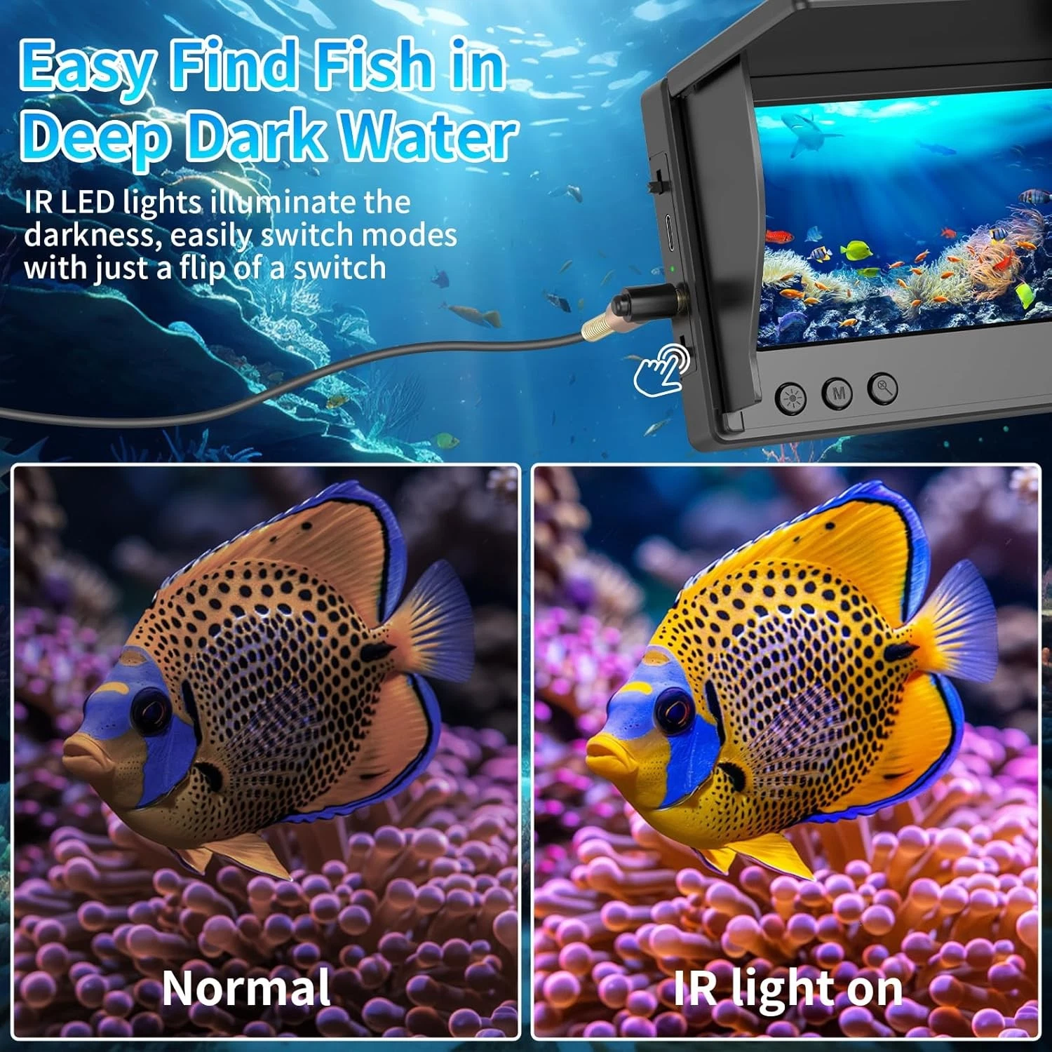 Underwater Fishing Camera,Port - Fish Finder Cable ulasan dan harga