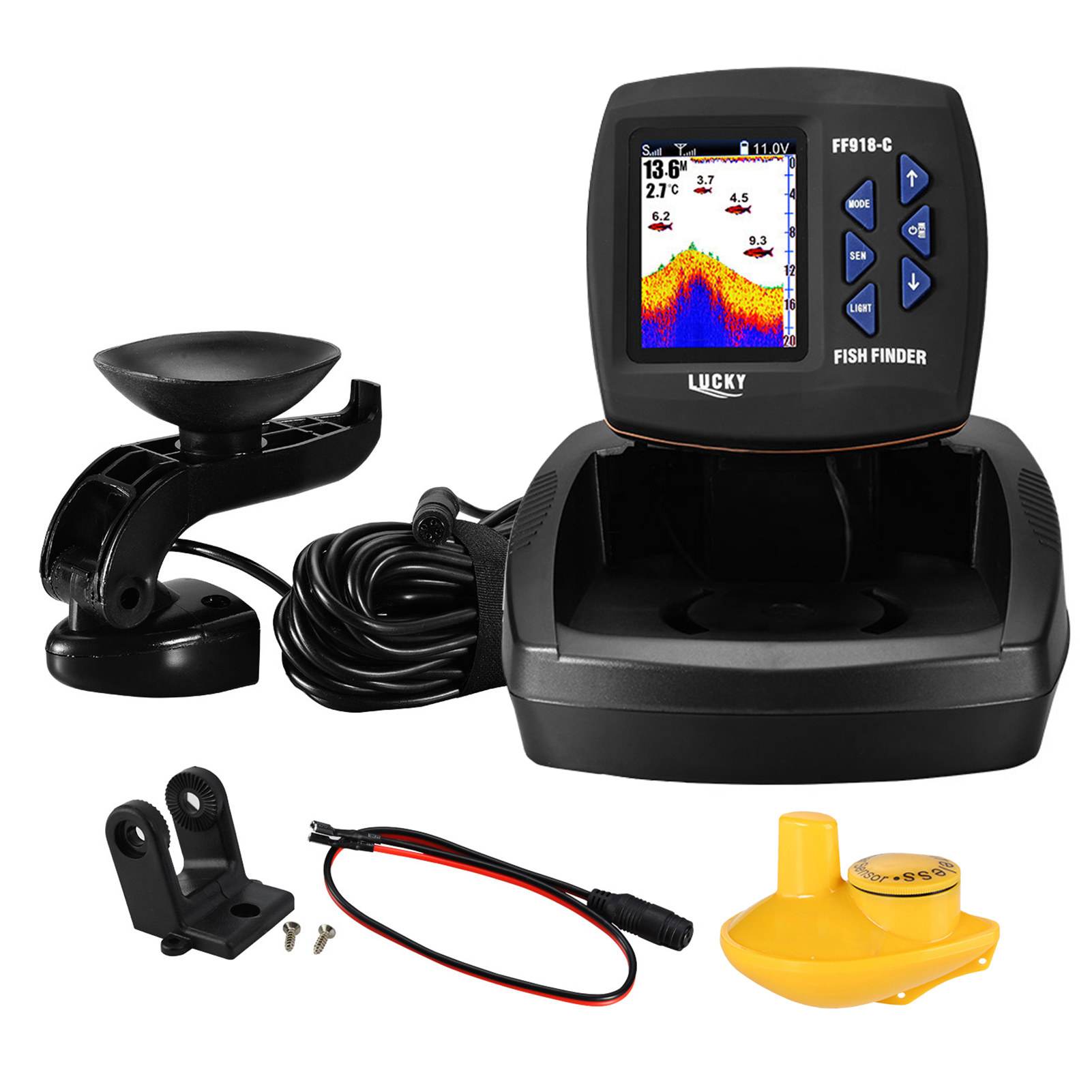 Portable Fish Finder Wireless  - Fishing Depth Finder ulasan dan harga