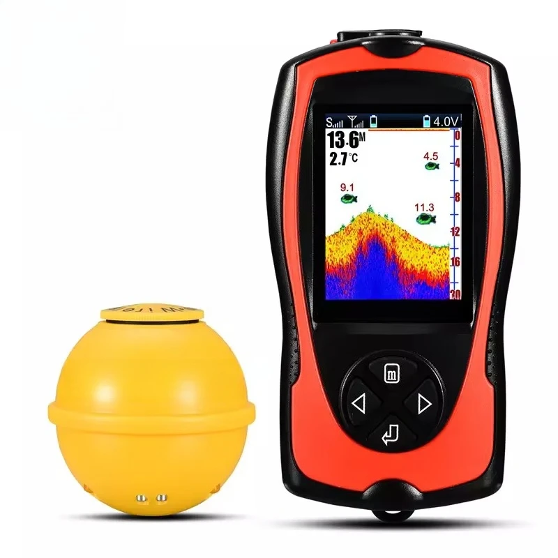 Rechargeable wireless sonar wa - Fish Finder Portable ulasan dan harga